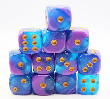 Stratus Glitter - 12 piece Pip D6's