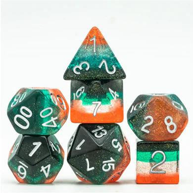Foam Brain Games Tangerine Tree RPG Dice Set 
