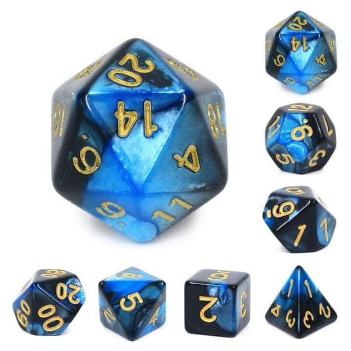 Foam Brain Games Thunderstorm RPG Dice Set