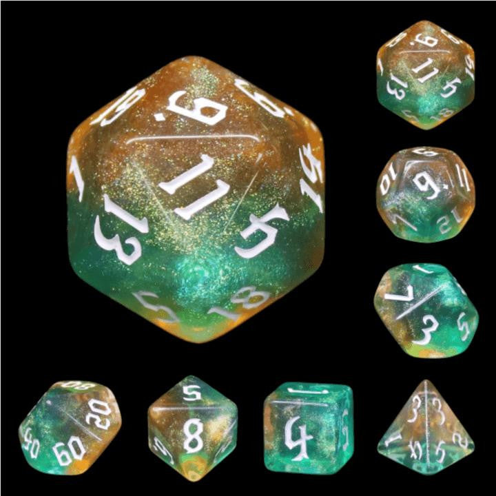 Foam Brain Games Tranquil World RPG Dice Set