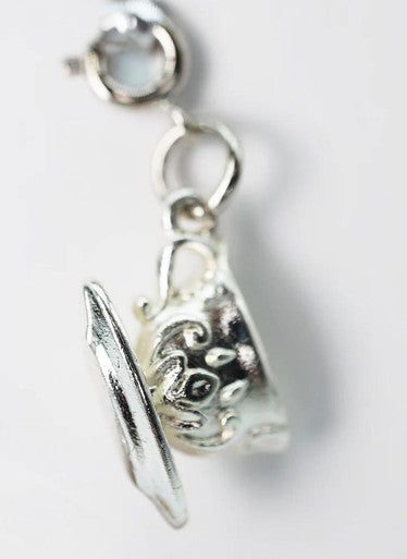Traveler's Trinkets: Mithril Teacup Charm