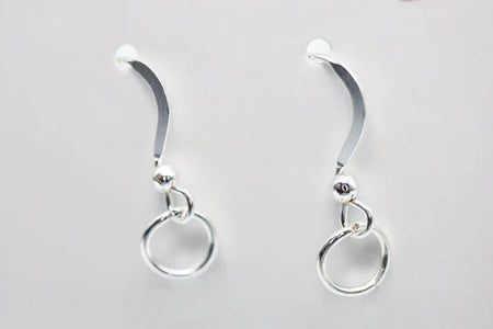 Foam Brain Games Traveler's Trinkets: Sterling Silver Earrings 