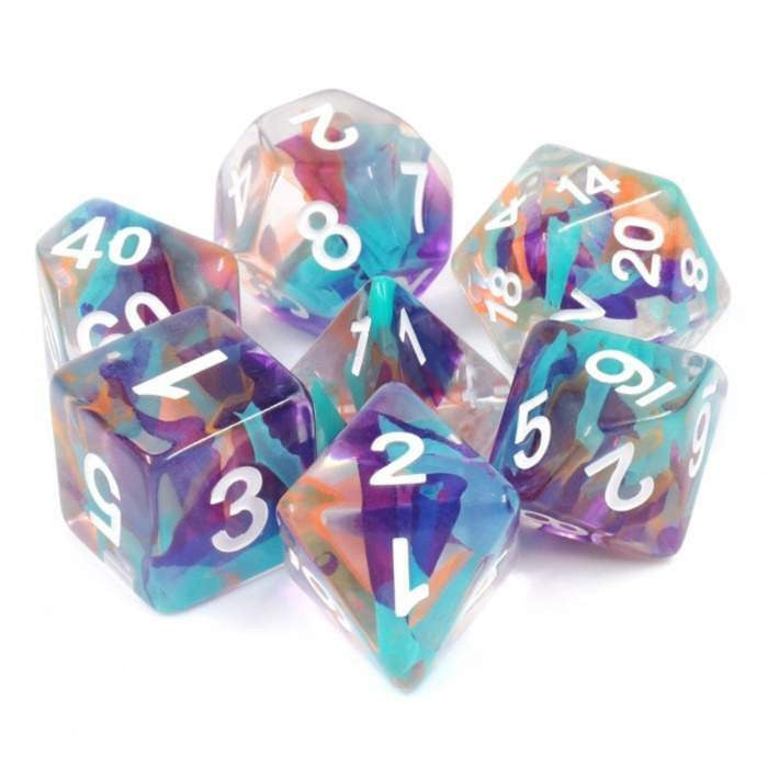 Foam Brain Games Unknown Land Ribbon RPG Dice Set