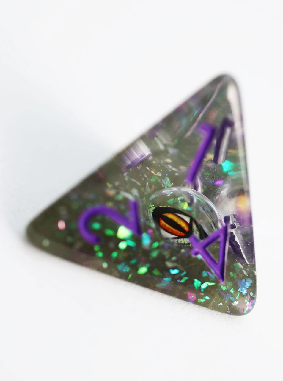 Foam Brain Games Venom Dragon Eye RPG Dice Set 