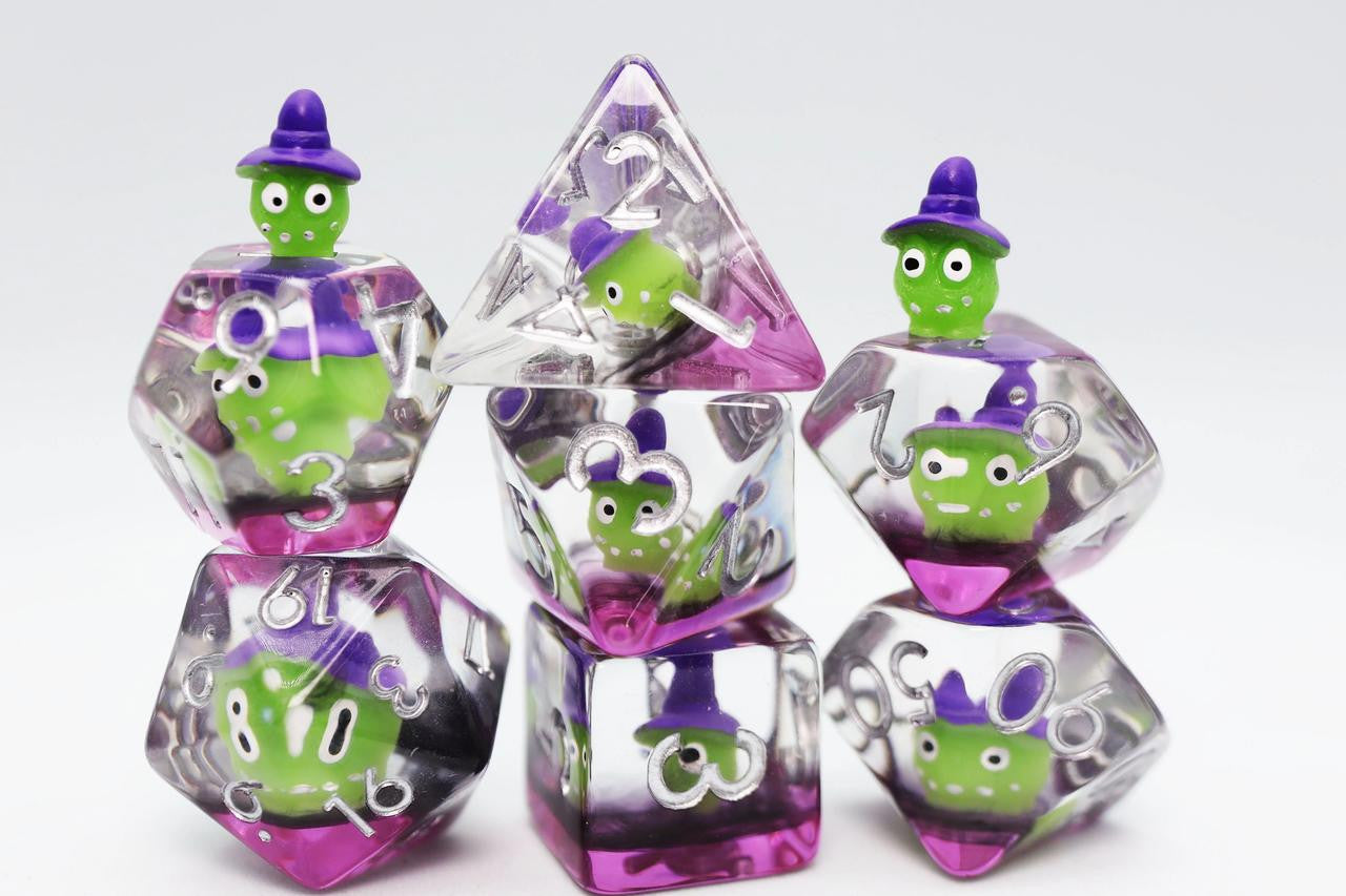 Foam Brain Games Wacky Witches RPG Dice Set 