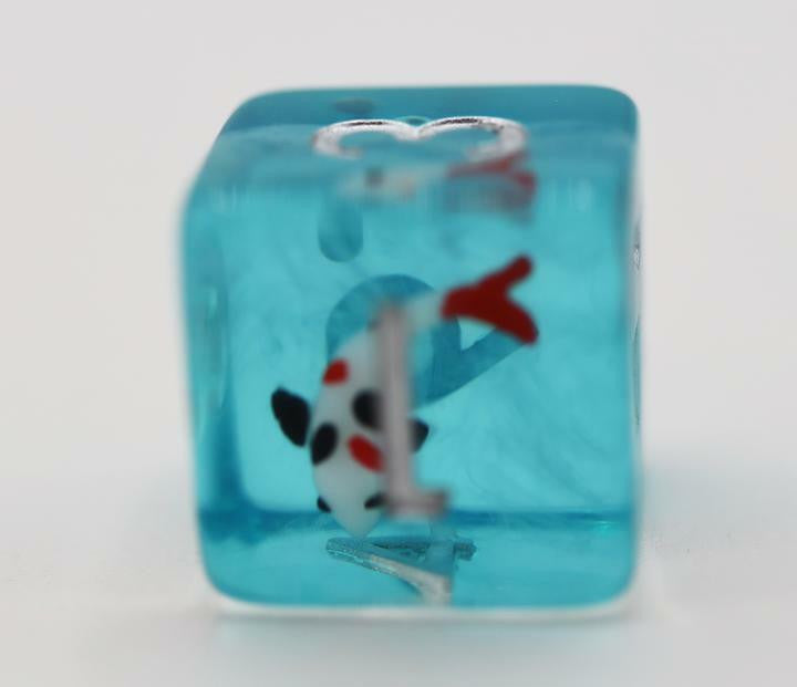 Foam Brain Games Water Garden Koi RPG Dice Set