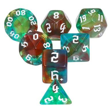 Foam Brain Games Wind Elves RPG Dice Set 