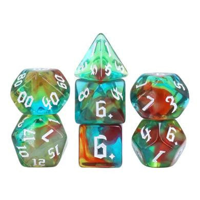 Foam Brain Games Wind Elves RPG Dice Set 