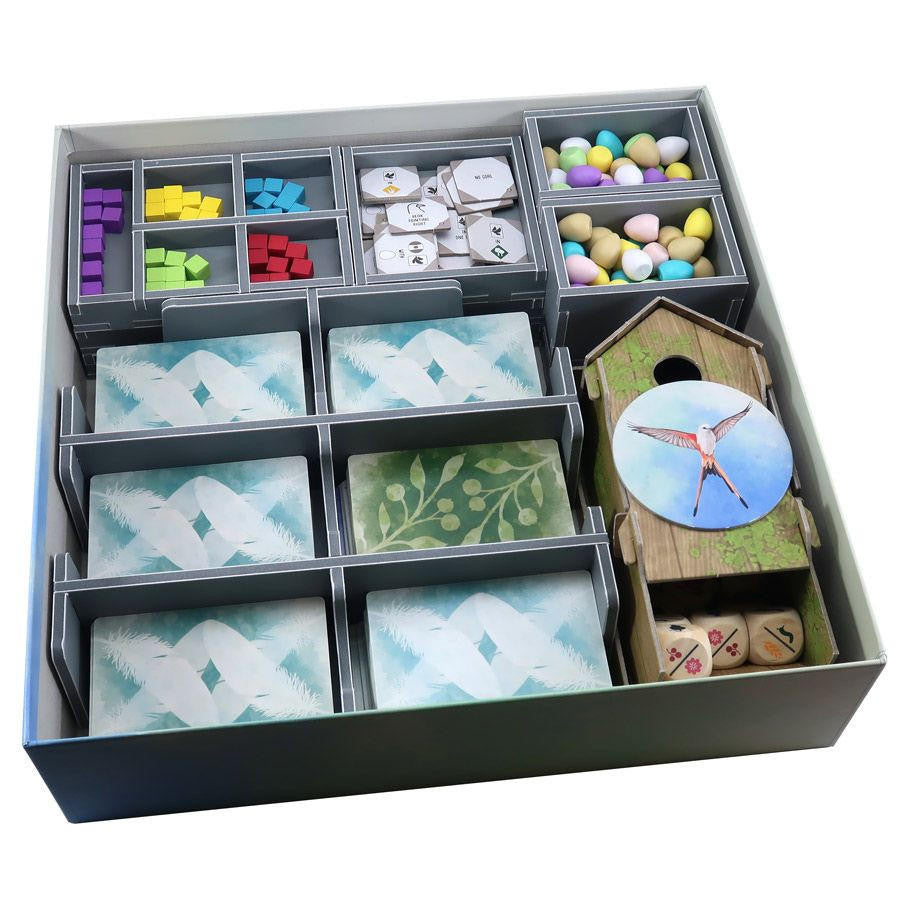 Folded Space Box Insert: Wingspan with Oceania and European Expansion 