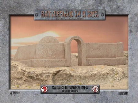 Gale Force Nine Galactic Warzones: Desert Walls (x7)