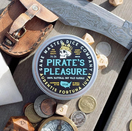 Game Master Dice Crackling Campfire Gaming Candle | 2oz 