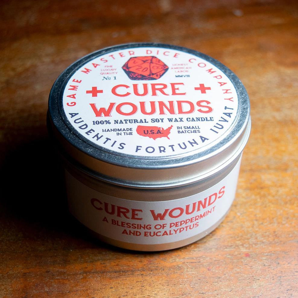 Game Master Dice Cure Wounds Gaming Candle | 2oz 