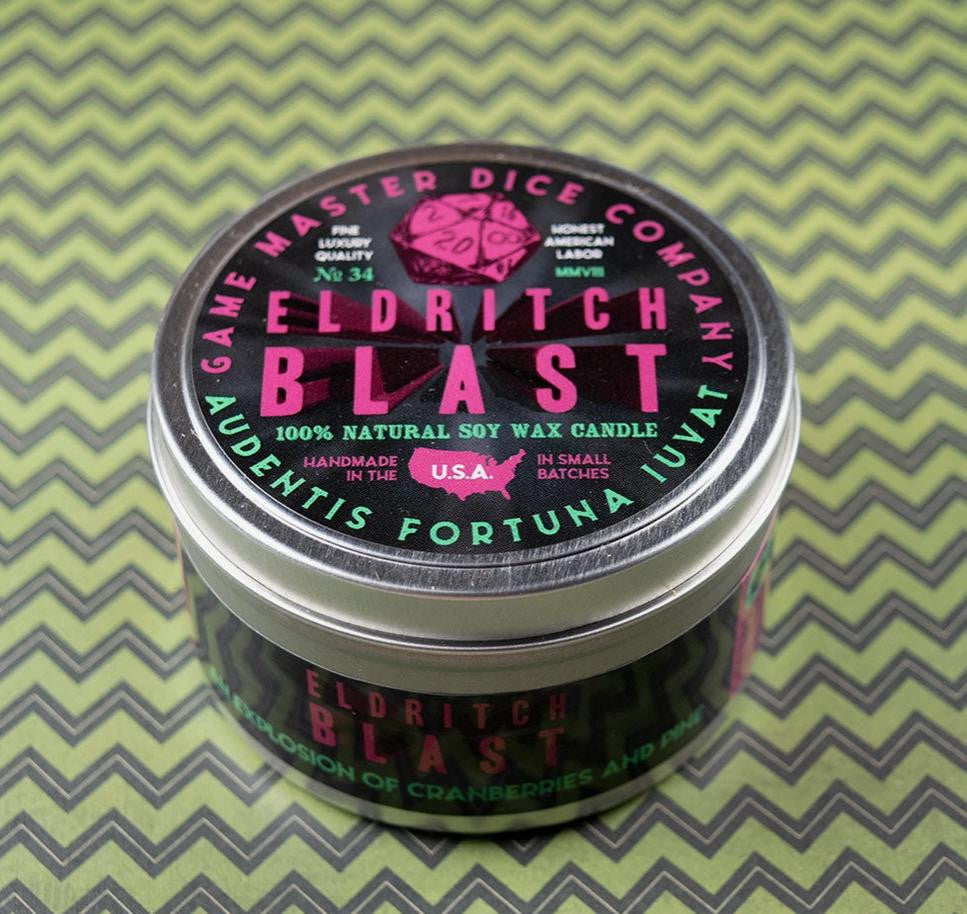 Game Master Dice Eldritch Blast Gaming Candle | 2oz 