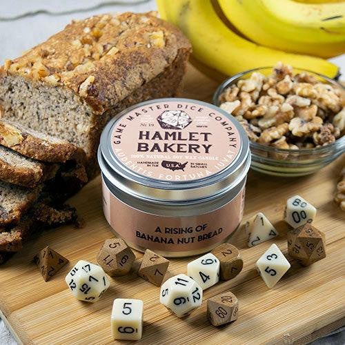 Game Master Dice Hamlet Bakery Gaming Candle | 2oz 