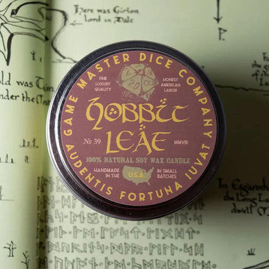 Hobbit Leaf Gaming Candle | 2oz