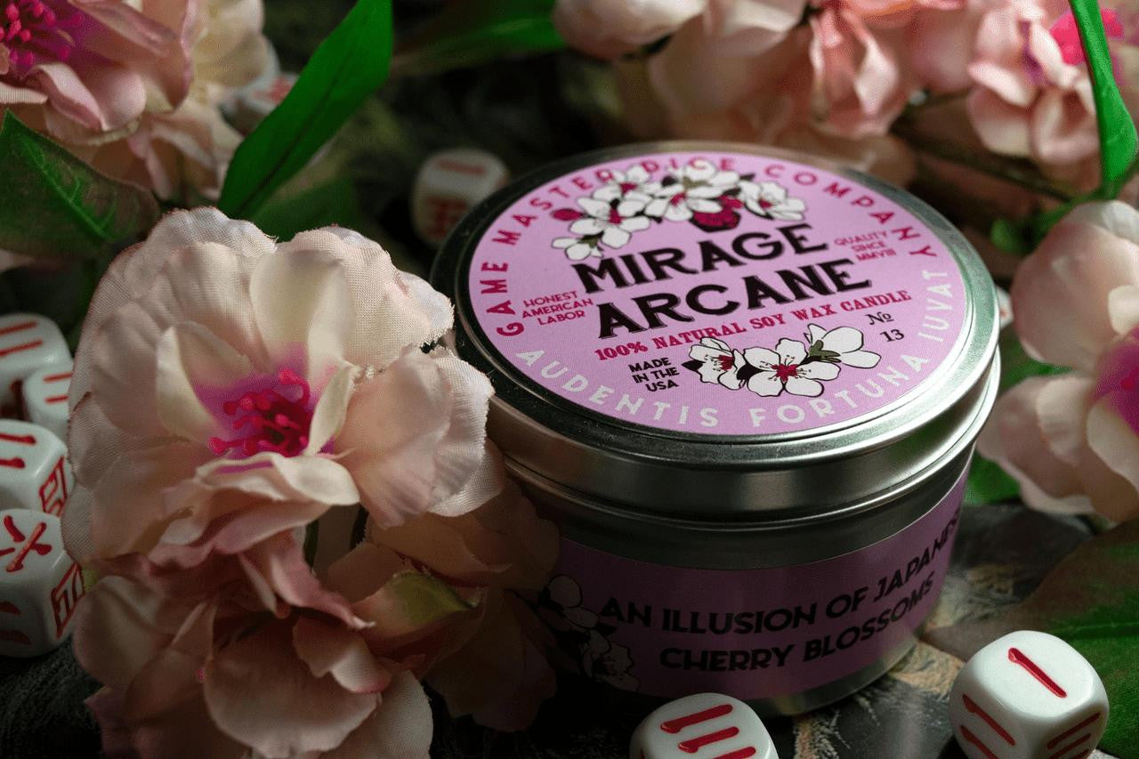 Game Master Dice Mirage Arcane Gaming Candle | 2oz 