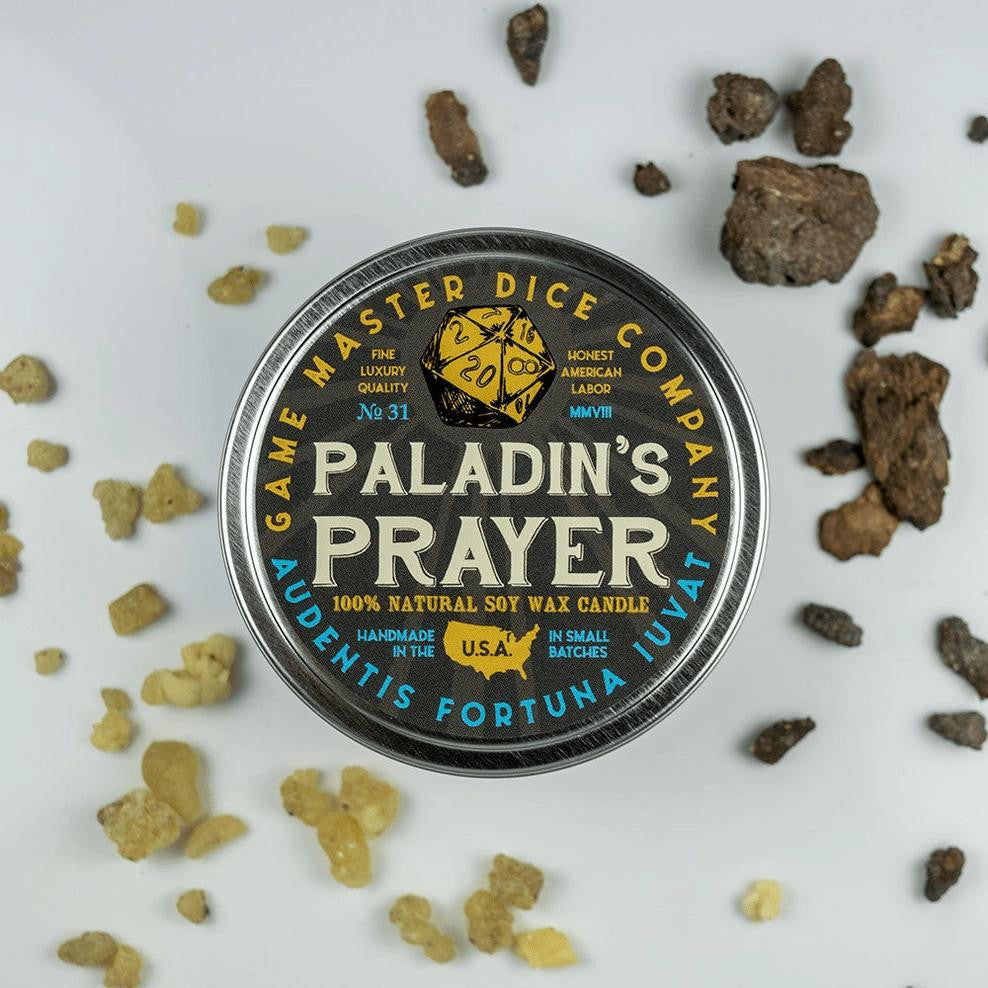 Game Master Dice Paladin's Prayer Gaming Candle | 2oz 
