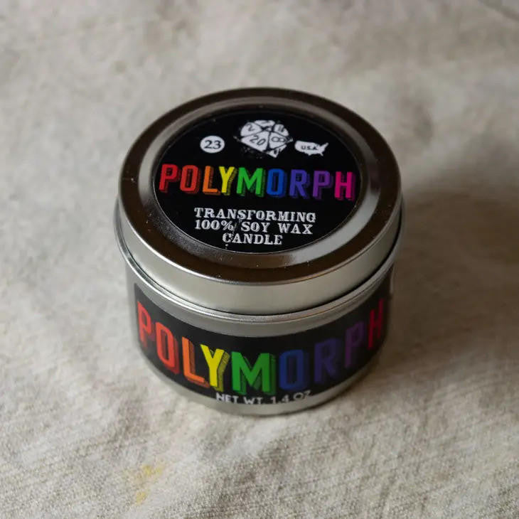 Game Master Dice Polymorph Gaming Candle | 2oz 