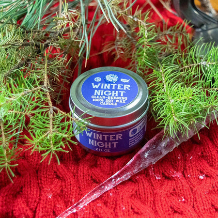 Game Master Dice Winter Night Gaming Candle | 2oz 