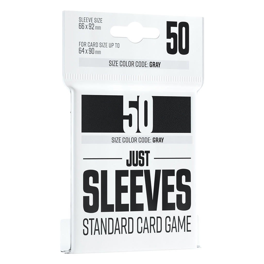 Gamegenic Just Sleeves: Standard Card Game Black (50) 