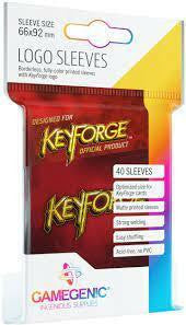 Gamegenic KeyForge Logo Sleeves Red