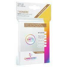 Gamegenic MATTE Sleeves 7 Wonders