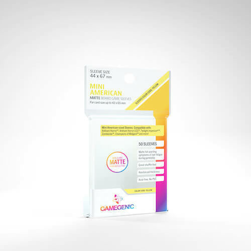 Gamegenic MATTE Sleeves Mini American