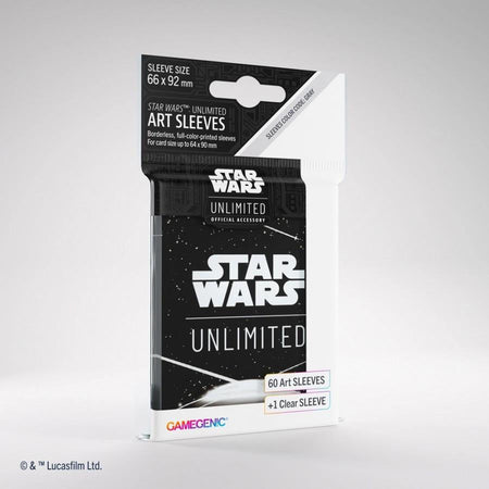 Gamegenic Star Wars: Unlimited Art Sleeves - Back White 