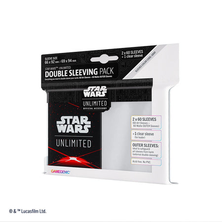 Gamegenic Star Wars: Unlimited Art Sleeves Double Sleeving Pack - Space Red 