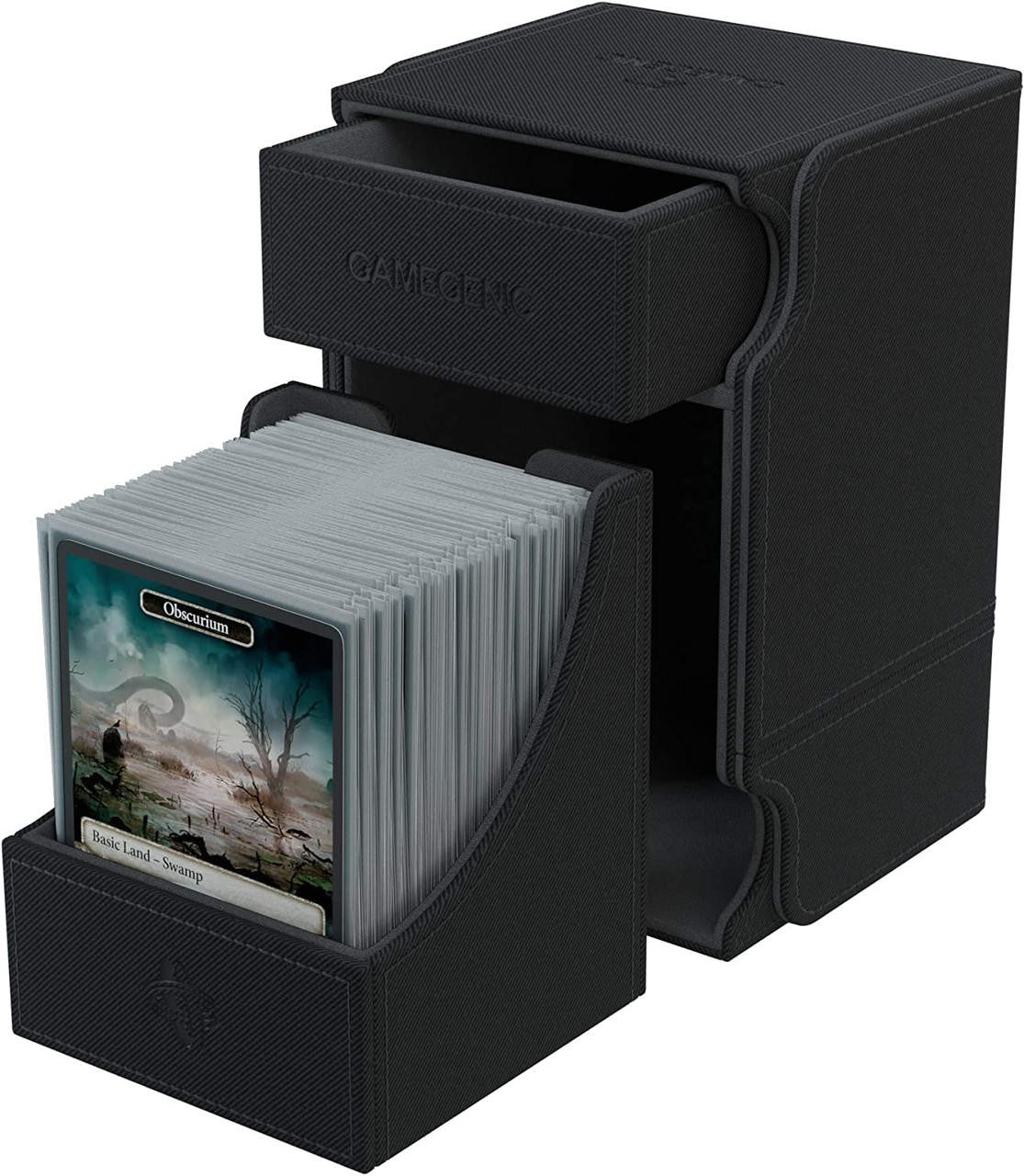 Gamegenics Watchtower Deck Box 100+ Black 