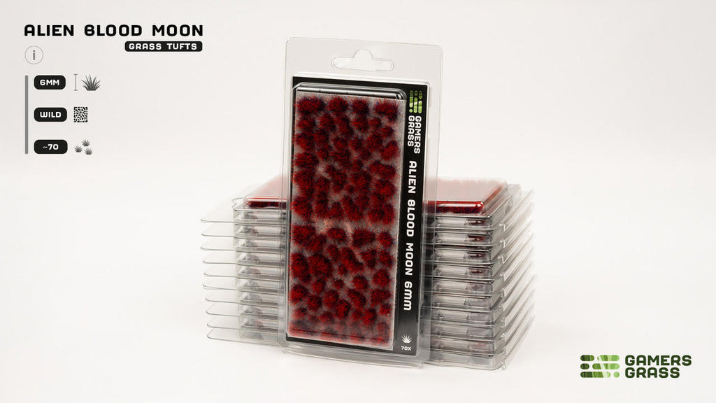 Gamers Grass Alien Blood Moon Tuft 6mm GGA-BM 