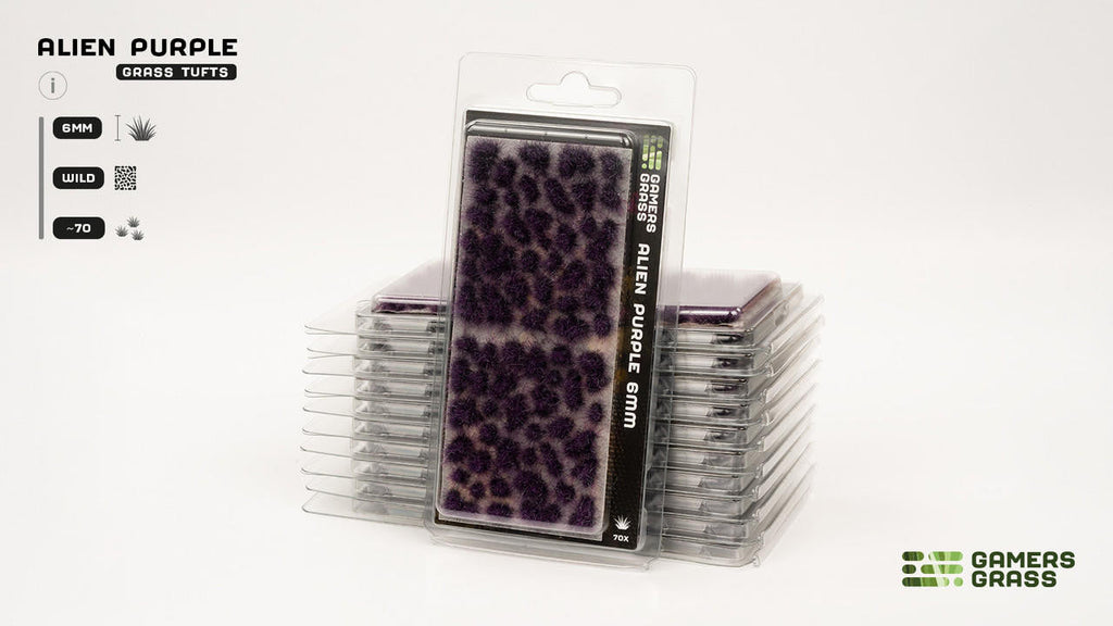 Gamers Grass Alien Purple Tuft 6mm GGA-PU 