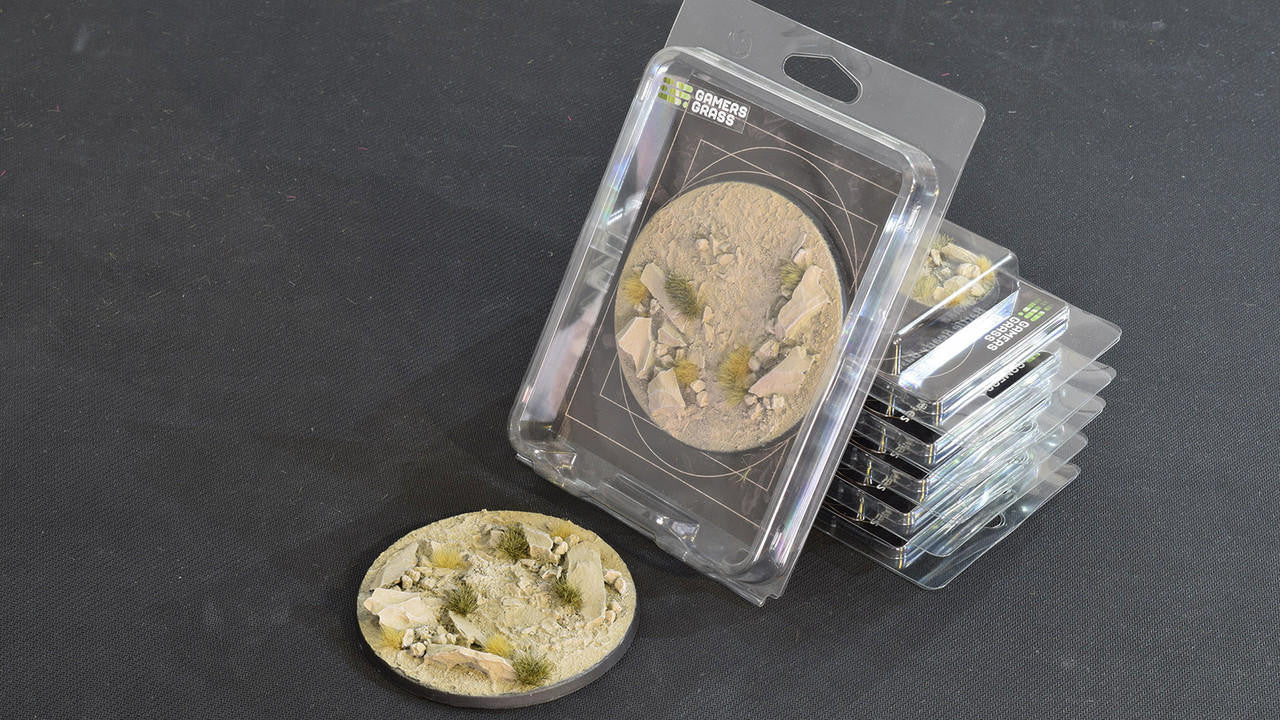 Gamers Grass Battle Ready Base, Arid Steppe, Round 100mm 1 ASR100