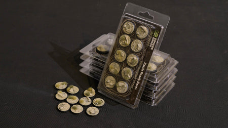Gamers Grass Battle Ready Bases, Arid Steppe, Round 25mm 10 ASR25