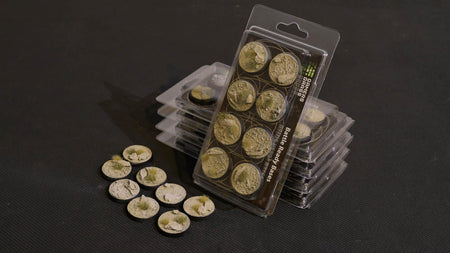 Gamers Grass Battle Ready Bases, Arid Steppe, Round 32mm 8 ASR32