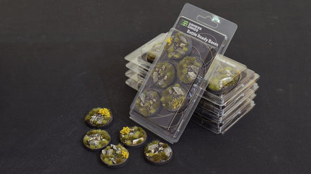 Gamers Grass Battle Ready Bases, Highland, Round 40mm 5 HLR40