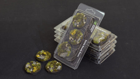 Gamers Grass Battle Ready Bases, Highland, Round 50mm 3 HLR50