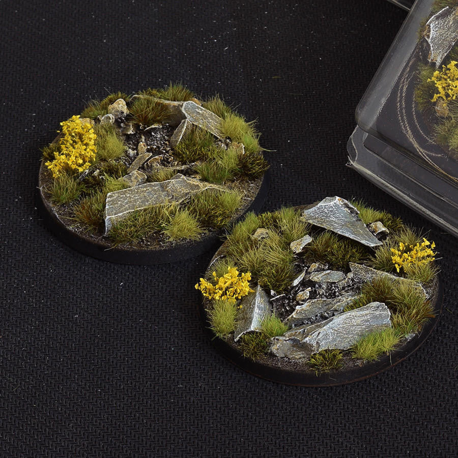 Gamers Grass Battle Ready Bases, Highland, Round 60mm 2 HLR60