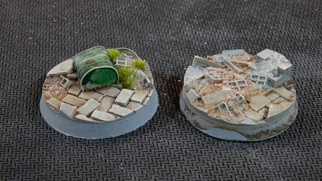 Gamers Grass Battle Ready Bases, Urban Warfare, Round 32mm 8 UWR32