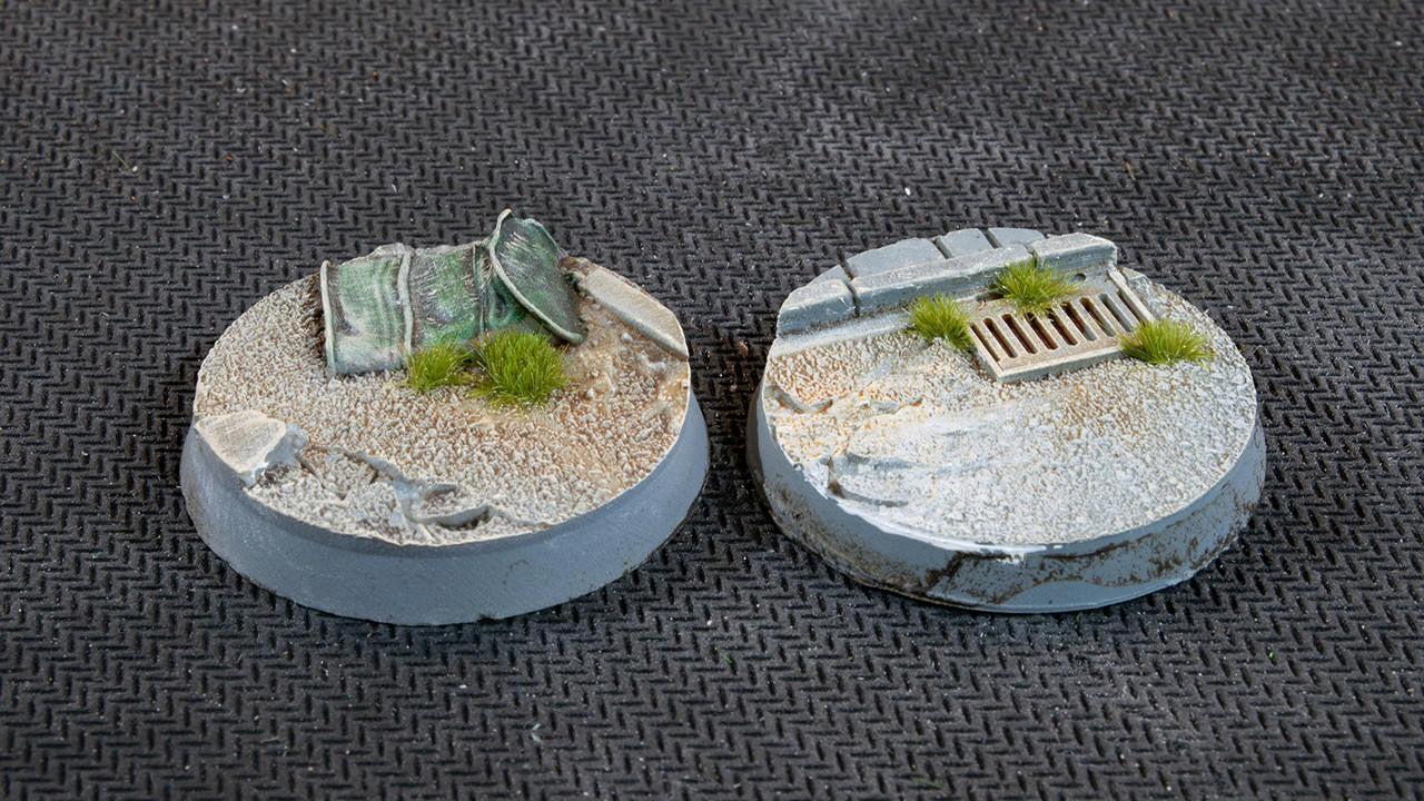 Gamers Grass Battle Ready Bases, Urban Warfare, Round 32mm 8 UWR32