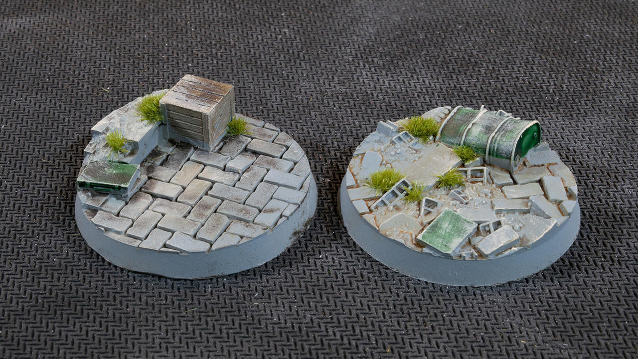 Gamers Grass Battle Ready Bases, Urban Warfare, Round 40mm 5 UWR40