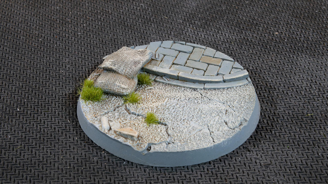 Gamers Grass Battle Ready Bases, Urban Warfare, Round 50mm 3 UWR50