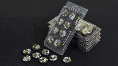 Battle Ready Bases, Winter, Round 32mm (8) WR32