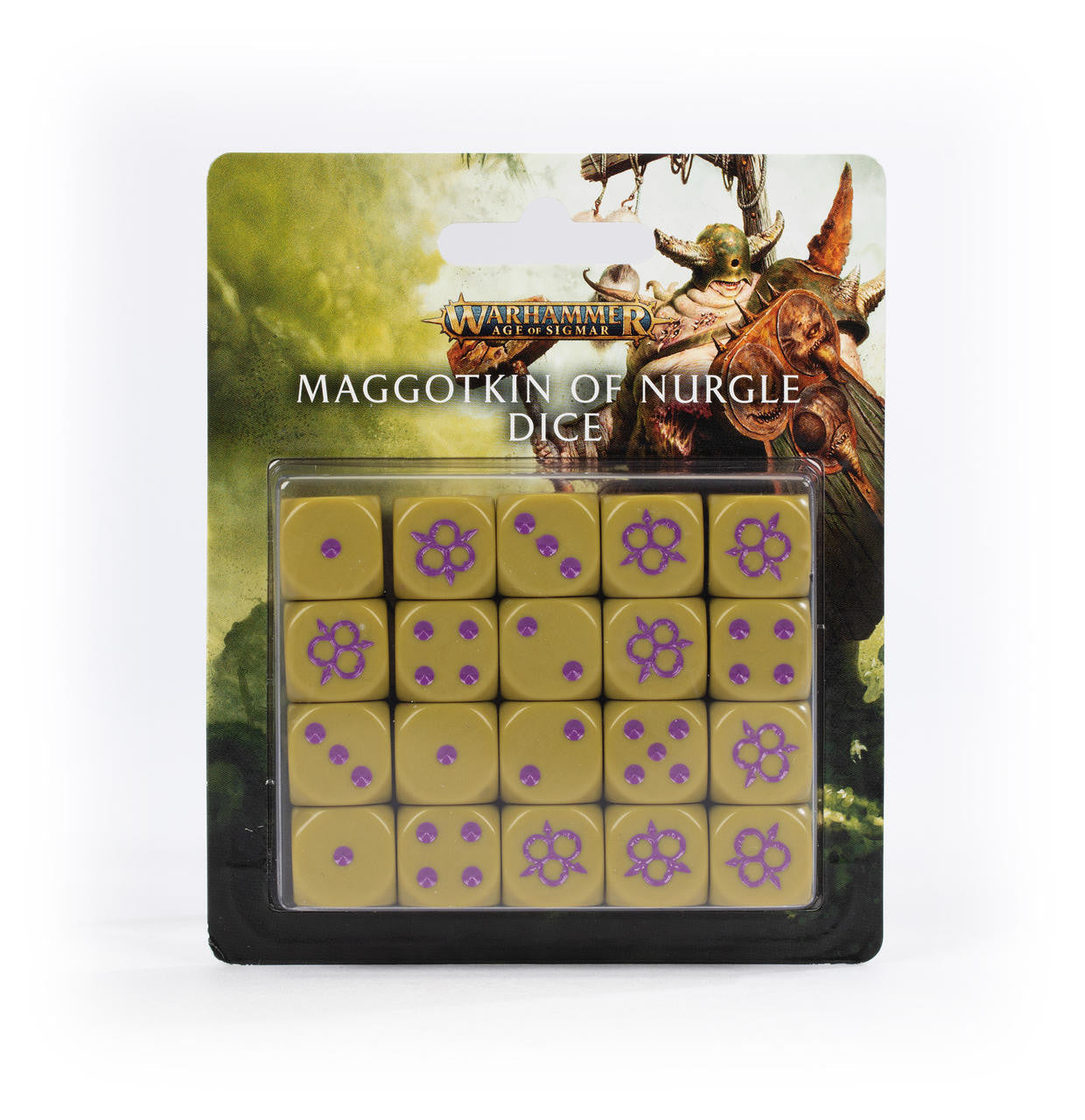 Games Workshop Age Of Sigmar Maggotkin Of Nurgle Dice Set