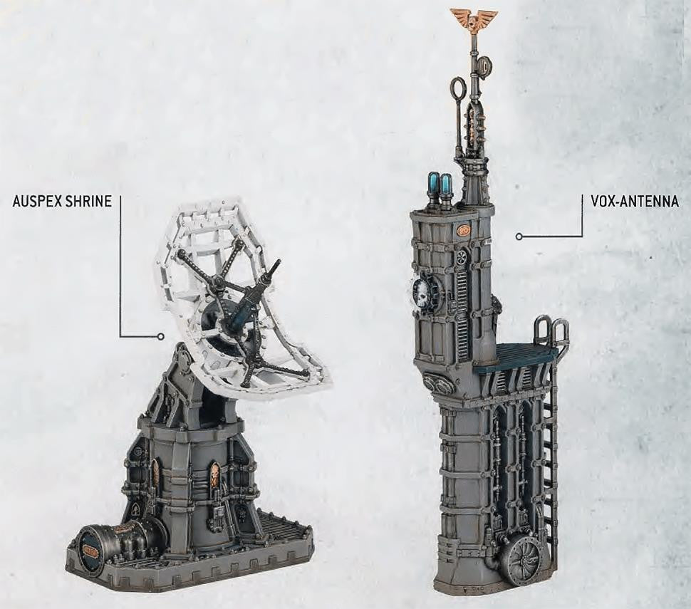 Games Workshop Battlezone Fronteris – Vox-Antenna and Auspex Shrine