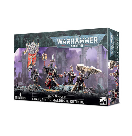 Games Workshop Black Templars Chaplain Grimaldus and Retinue