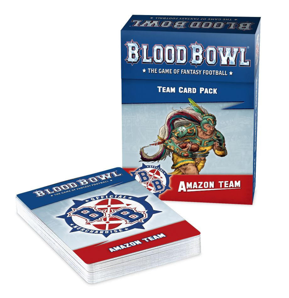 Games Workshop Blood Bowl Amazon Team Card Pack