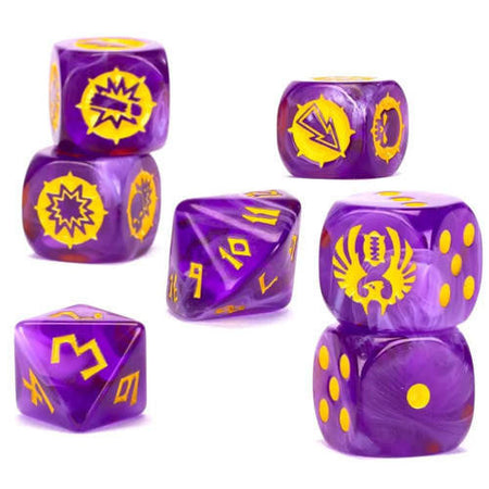Games Workshop Blood Bowl Elven Union Team Dice