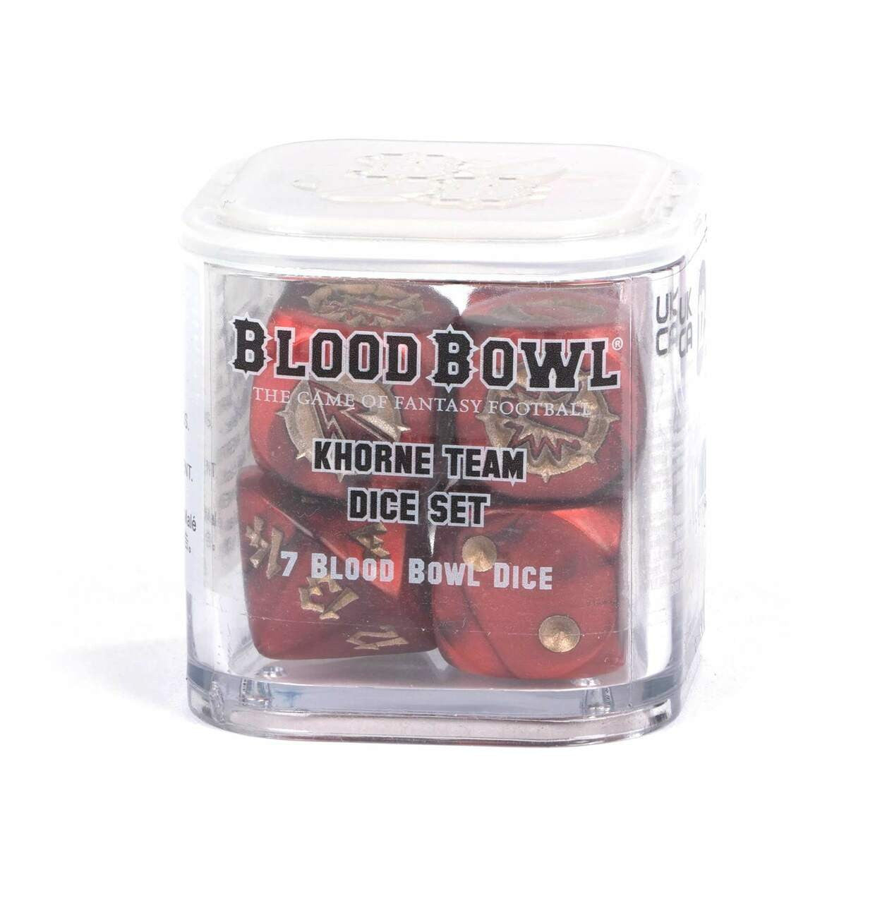 Games Workshop Blood Bowl Khorne Team Dice