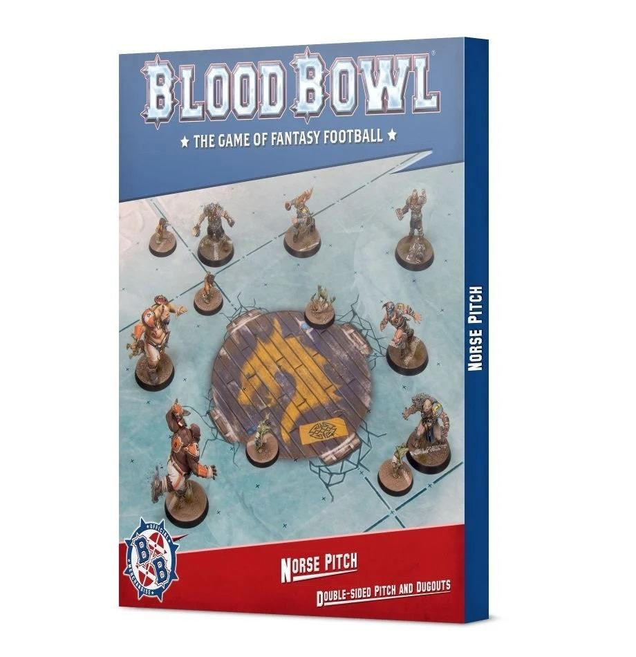 Games Workshop Blood Bowl Norse Pitch and Dugouts
